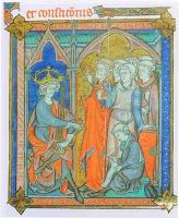 Roi dictant ses ordres